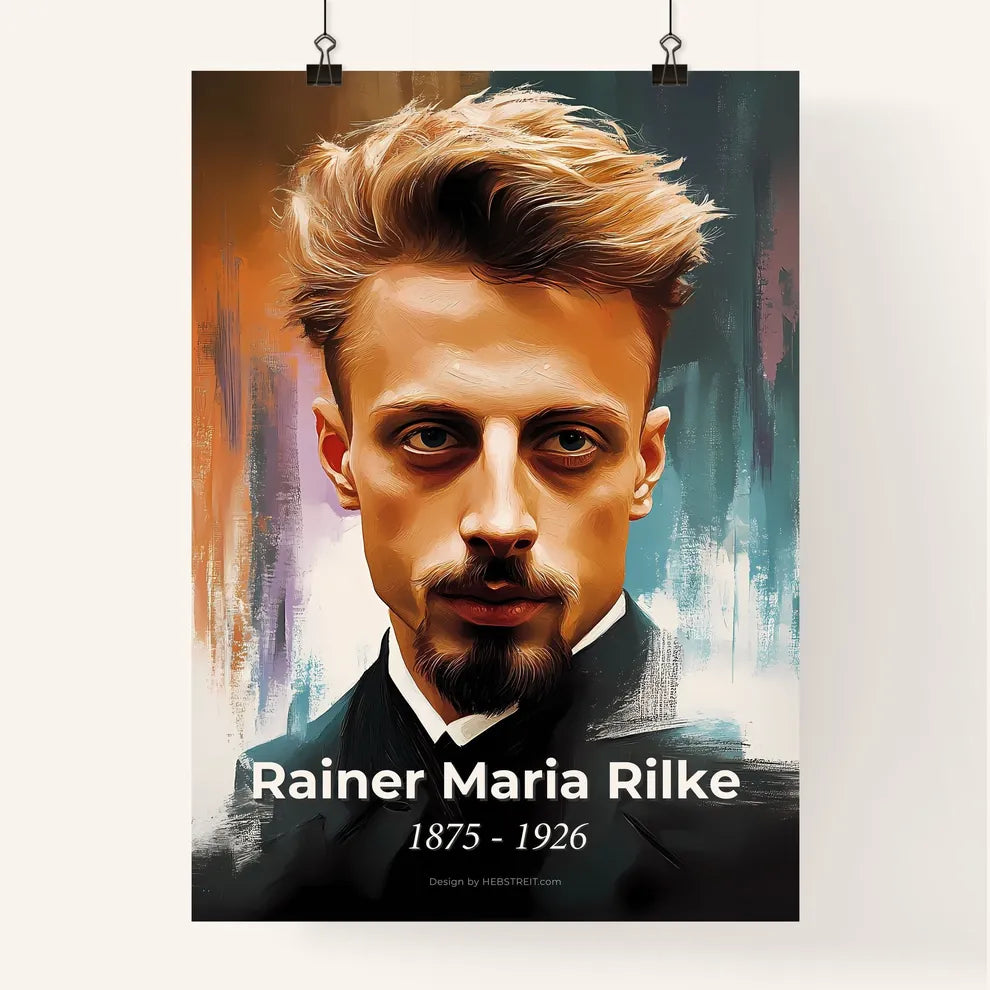 Portrait of Rainer Maria Rilke Poster