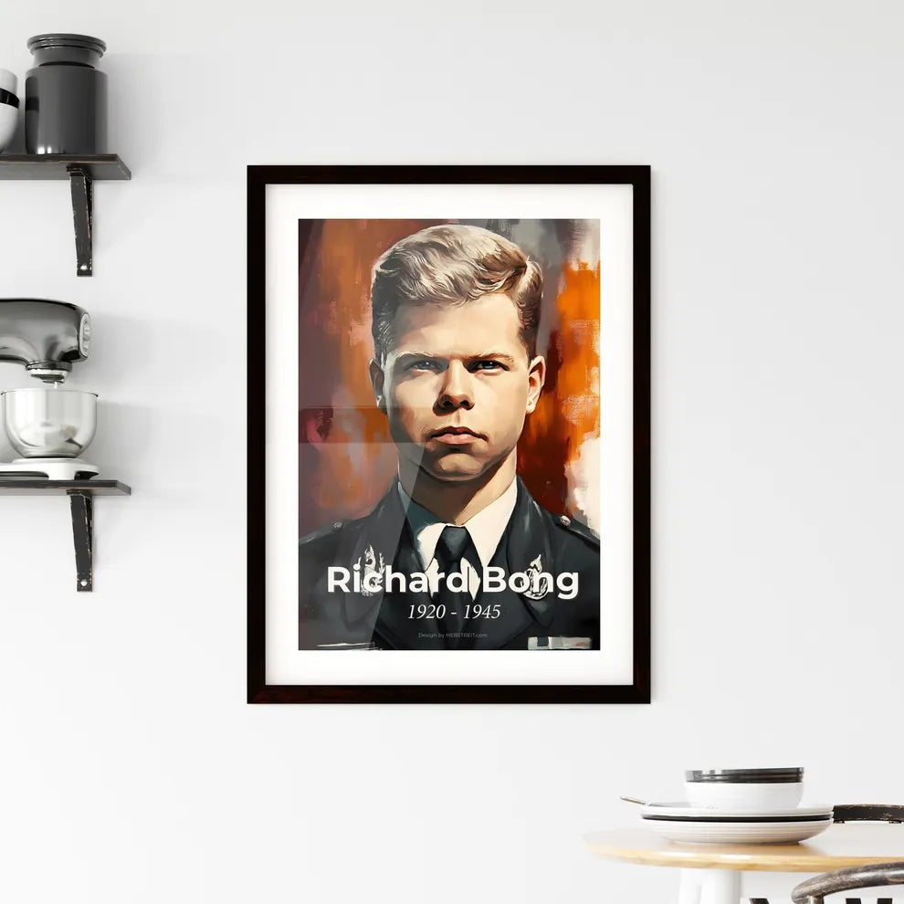 Portrait of Richard Bong Hangings