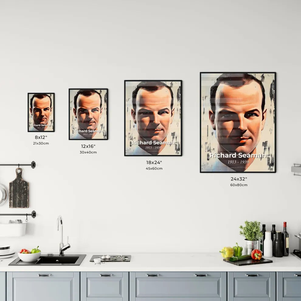 Portrait of Richard Seaman Size Chart