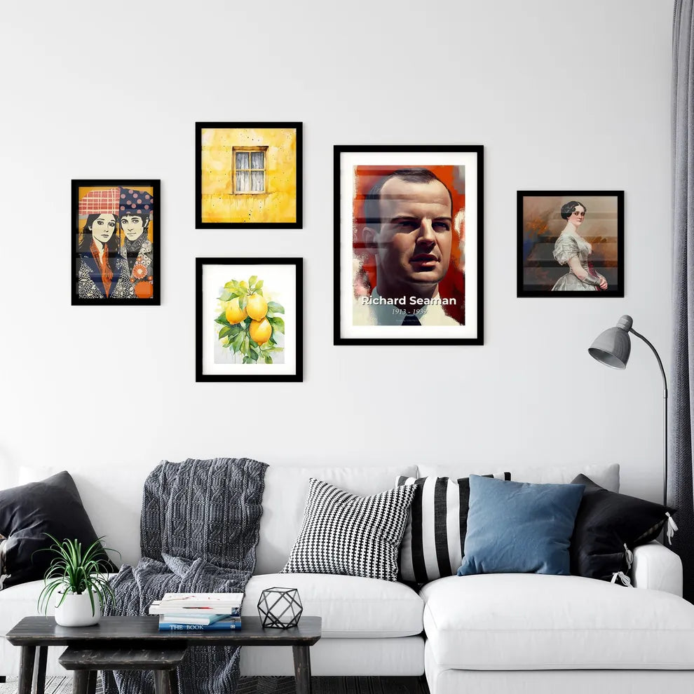 Portrait of Richard Seaman Wall Art