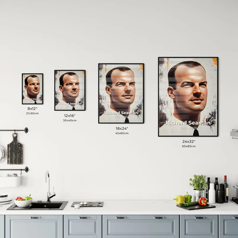 Portrait of Richard Seaman Size Chart