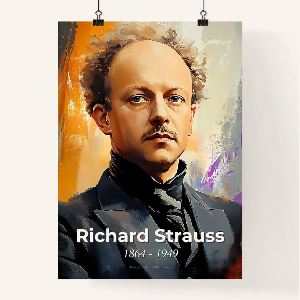 Portrait of Richard Strauss Poster