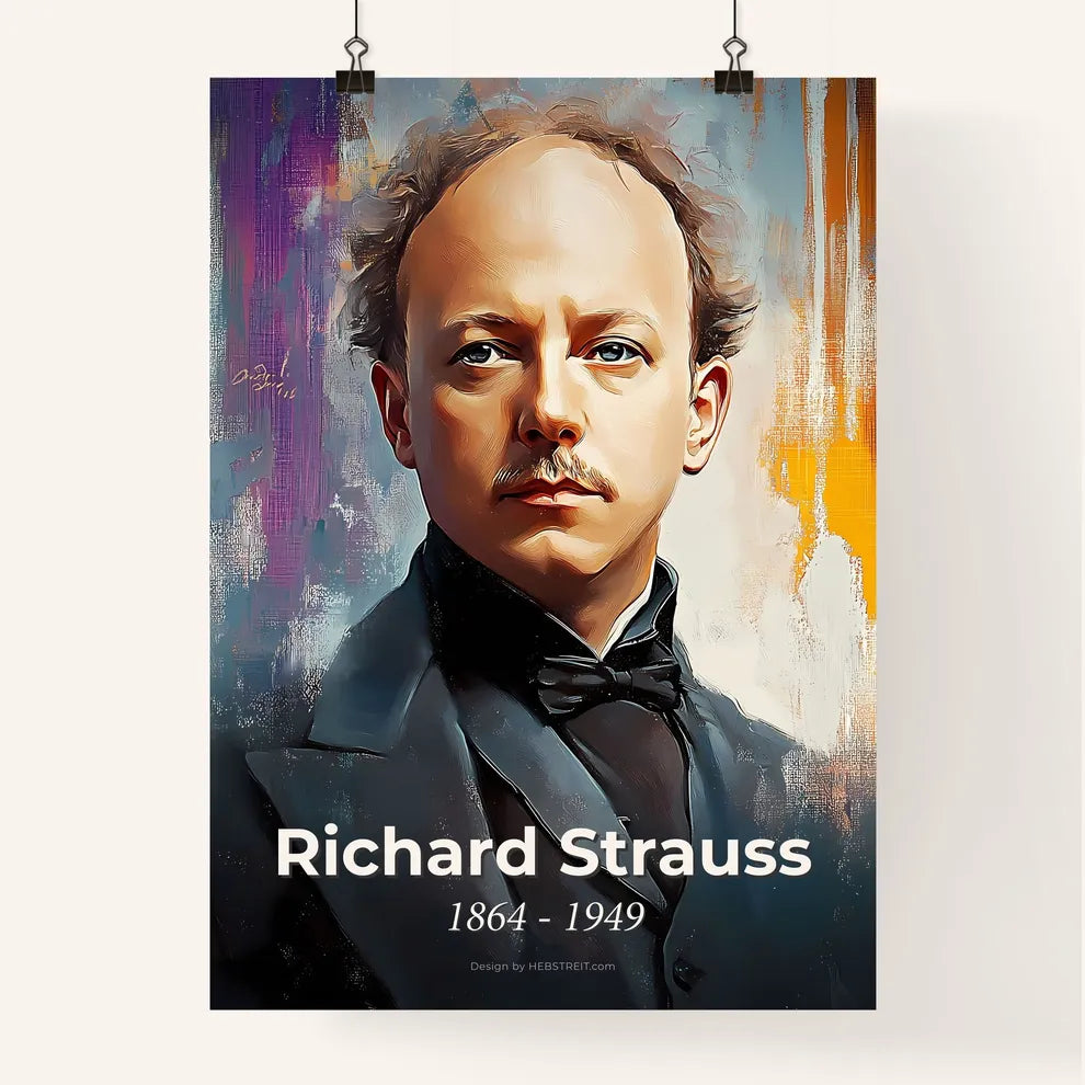 Portrait of Richard Strauss Poster