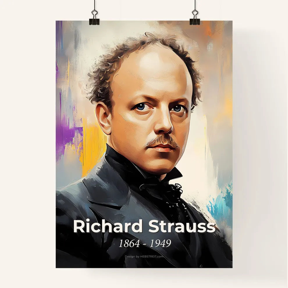 Portrait of Richard Strauss Poster