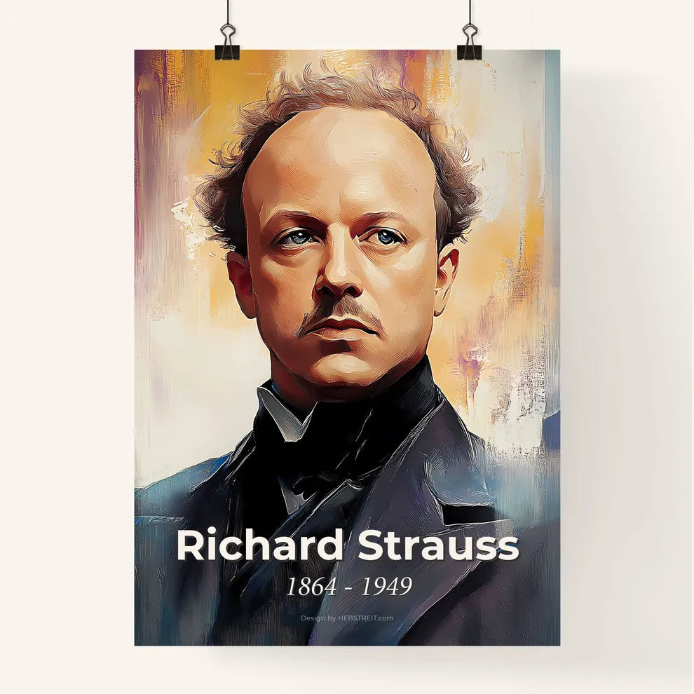 Portrait of Richard Strauss Poster