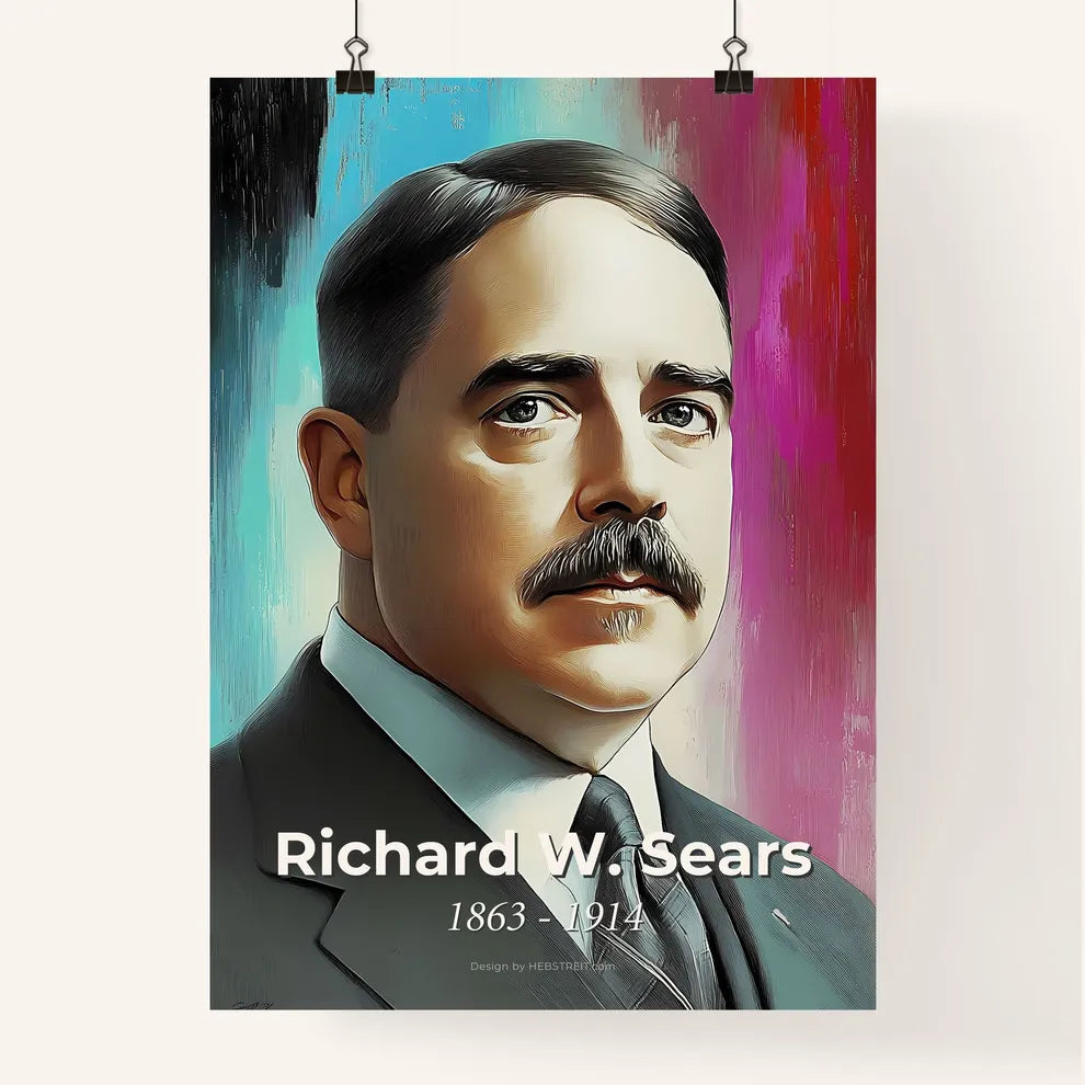 Portrait of Richard W. Sears Poster
