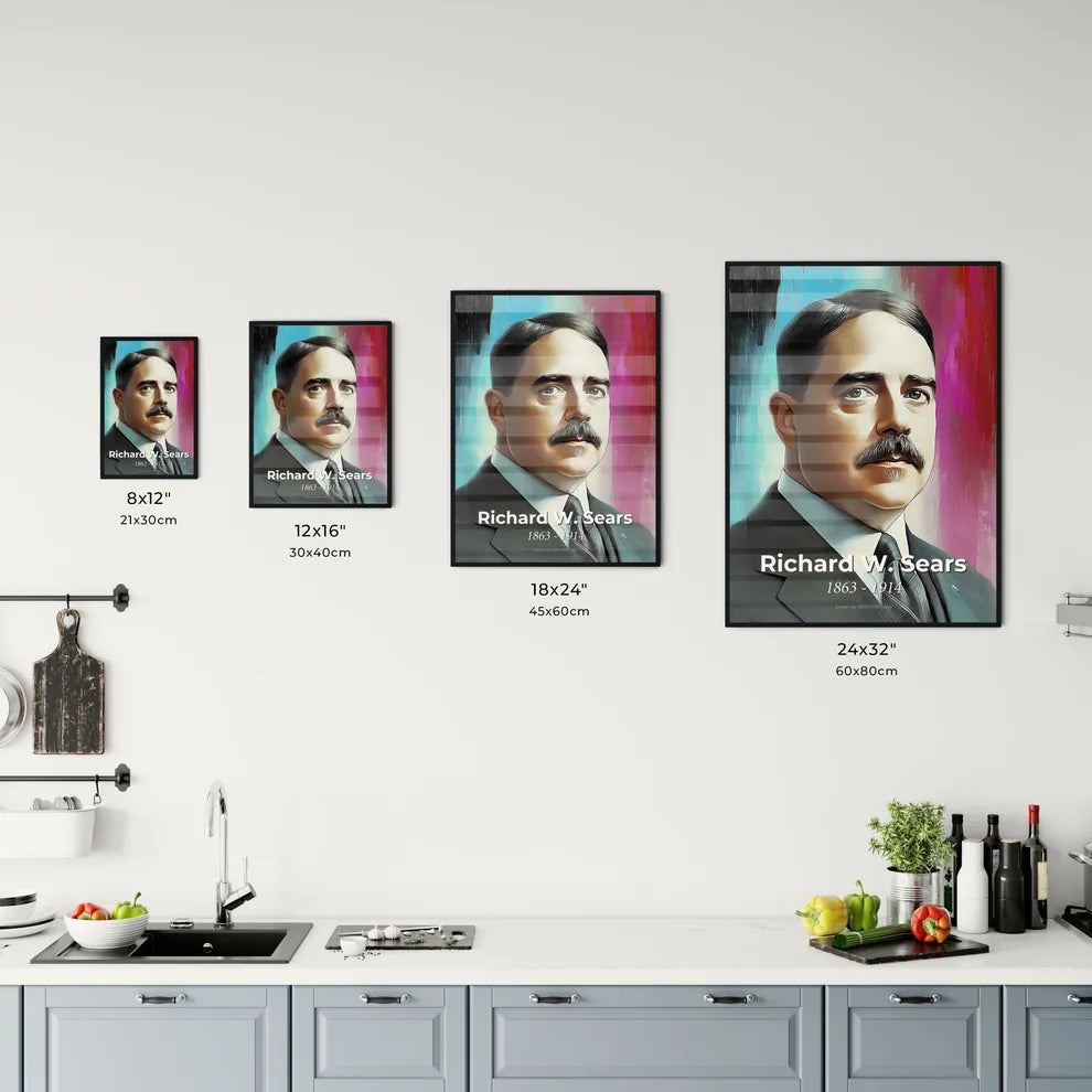 Portrait of Richard W. Sears Size Chart