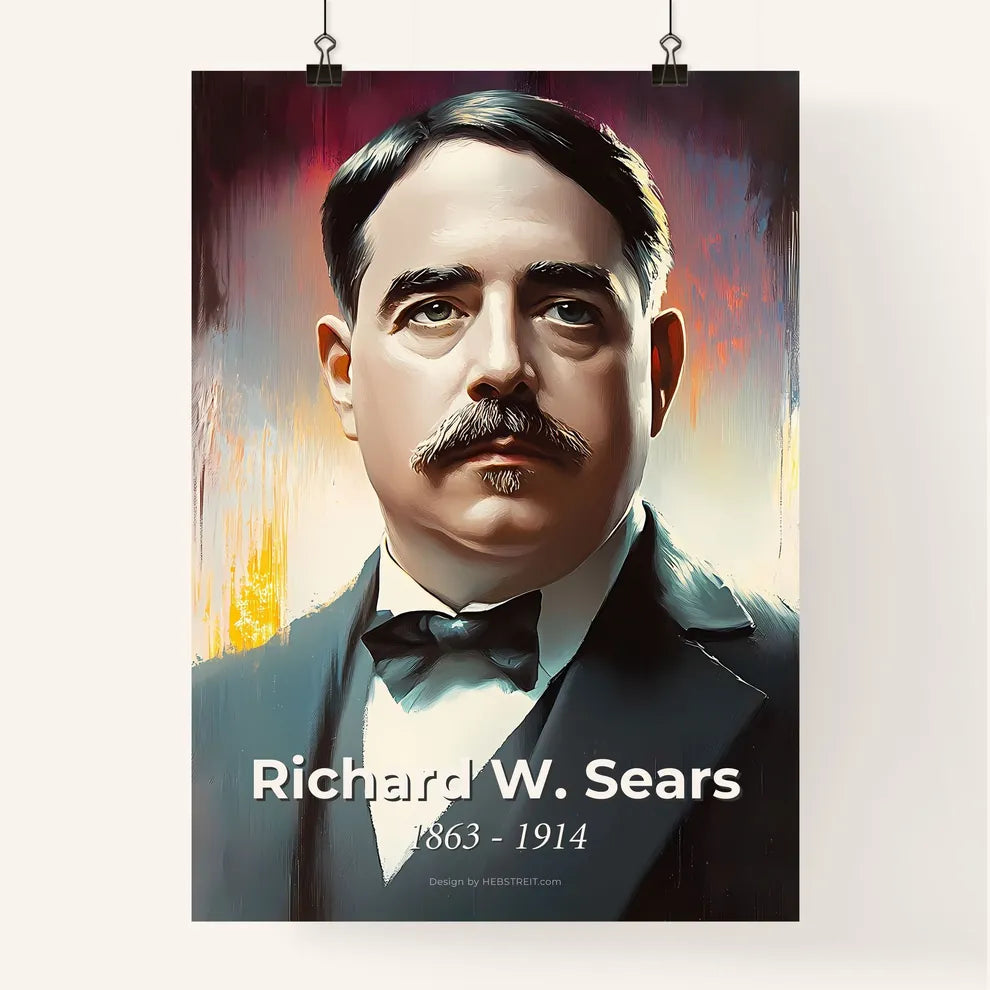Portrait of Richard W. Sears Poster