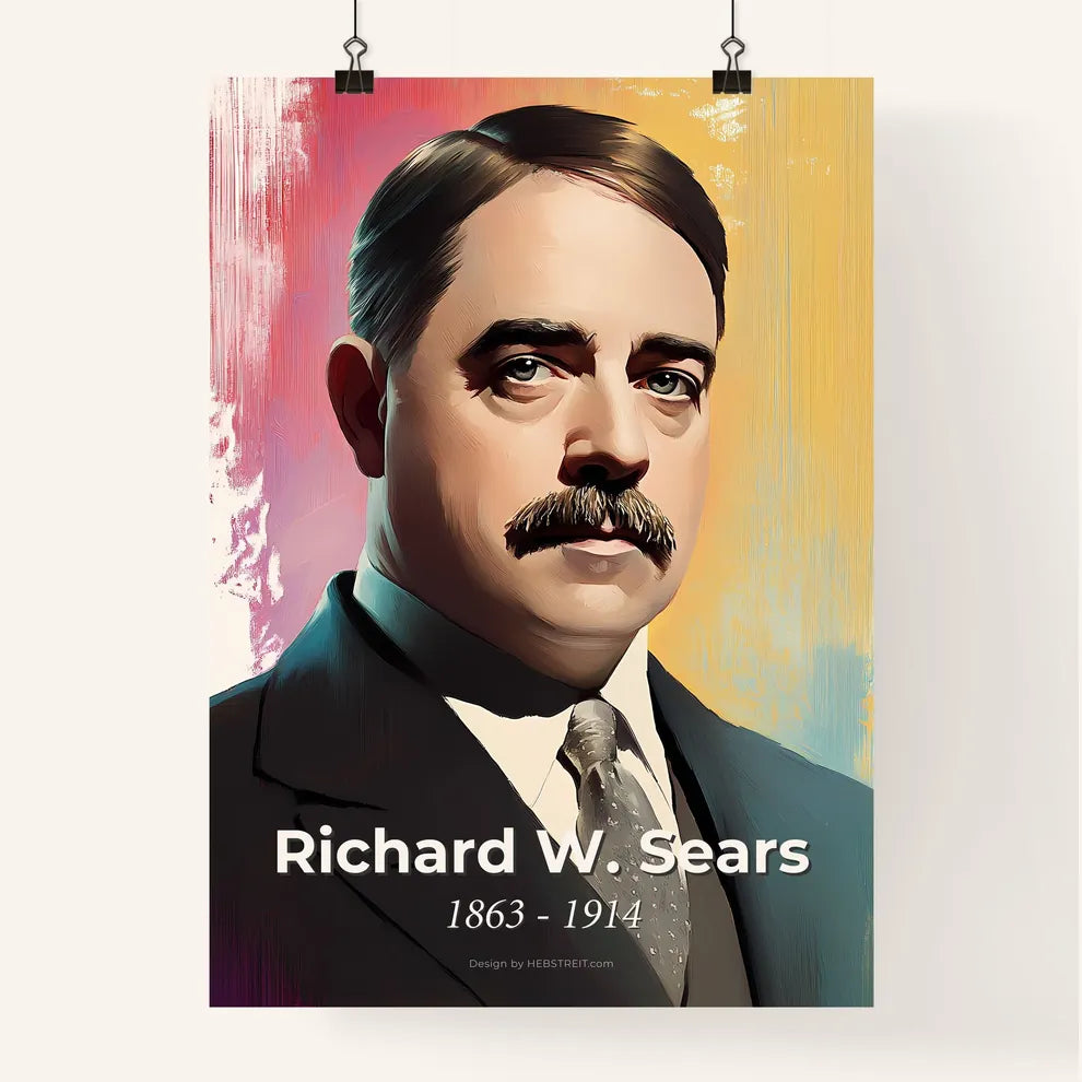 Portrait of Richard W. Sears Poster