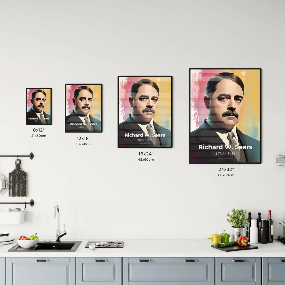 Portrait of Richard W. Sears Size Chart