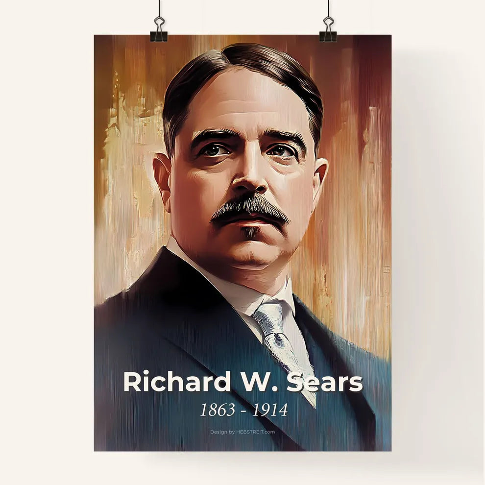 Portrait of Richard W. Sears Poster