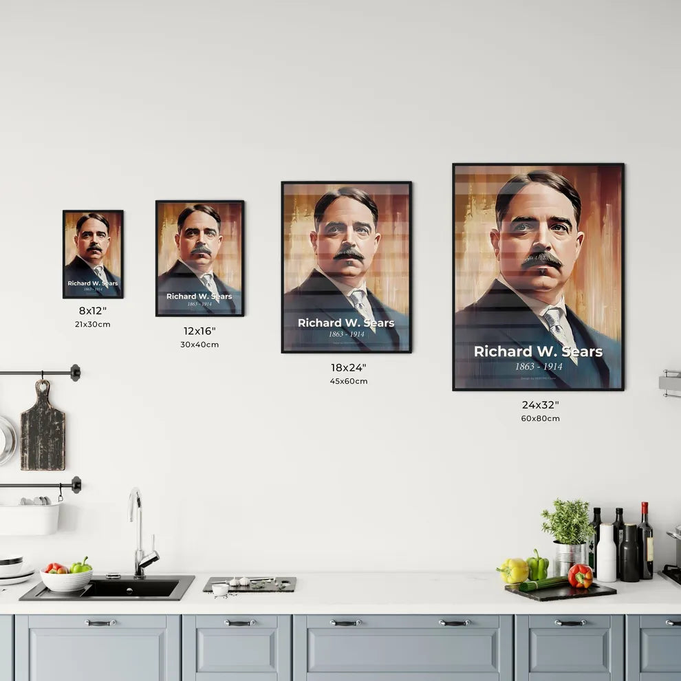 Portrait of Richard W. Sears Size Chart