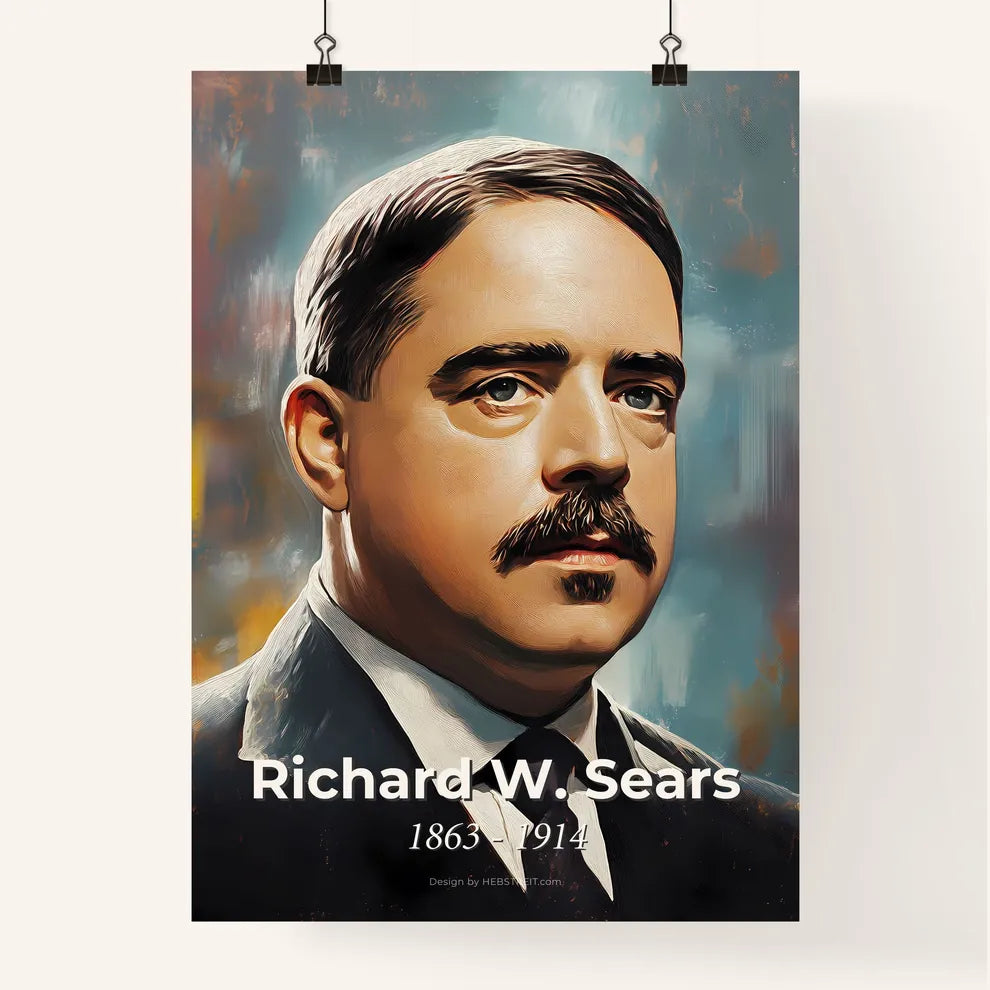 Portrait of Richard W. Sears Poster