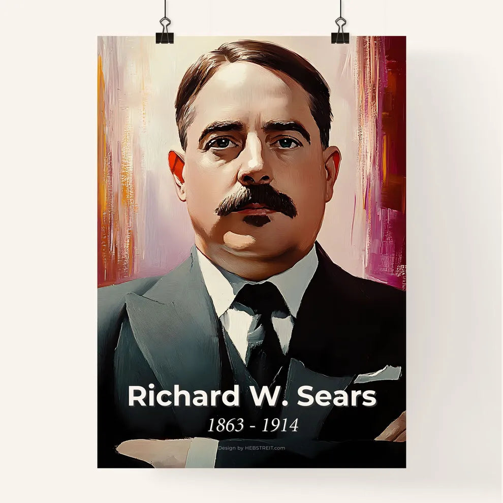 Portrait of Richard W. Sears Poster