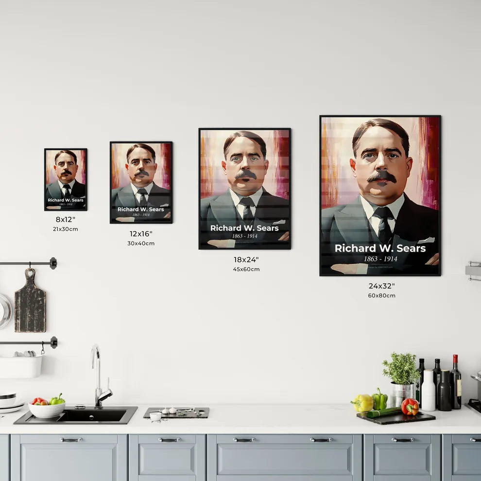 Portrait of Richard W. Sears Size Chart