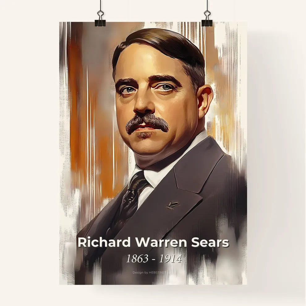 Portrait of Richard Warren Sears Poster