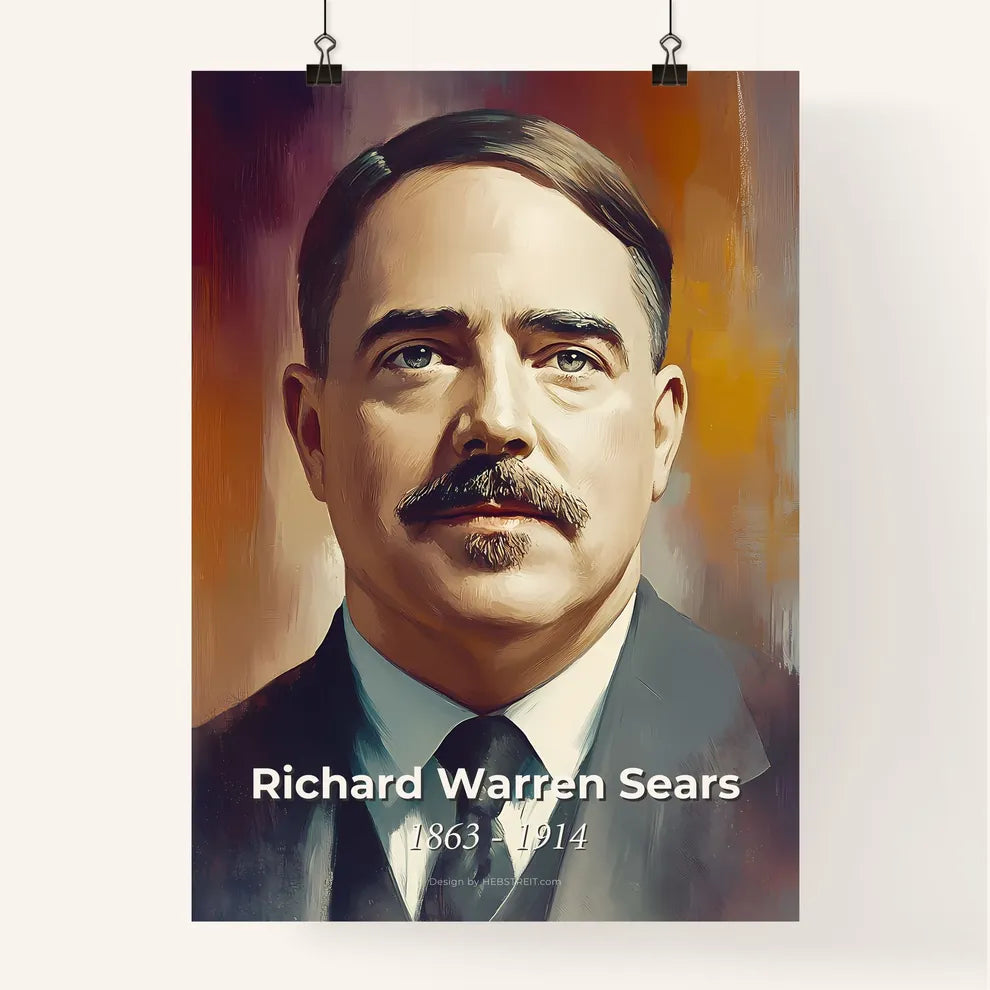 Portrait of Richard Warren Sears Poster