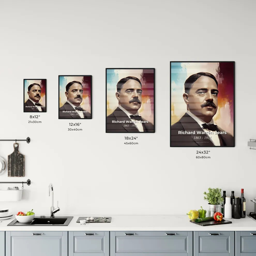 Portrait of Richard Warren Sears Size Chart