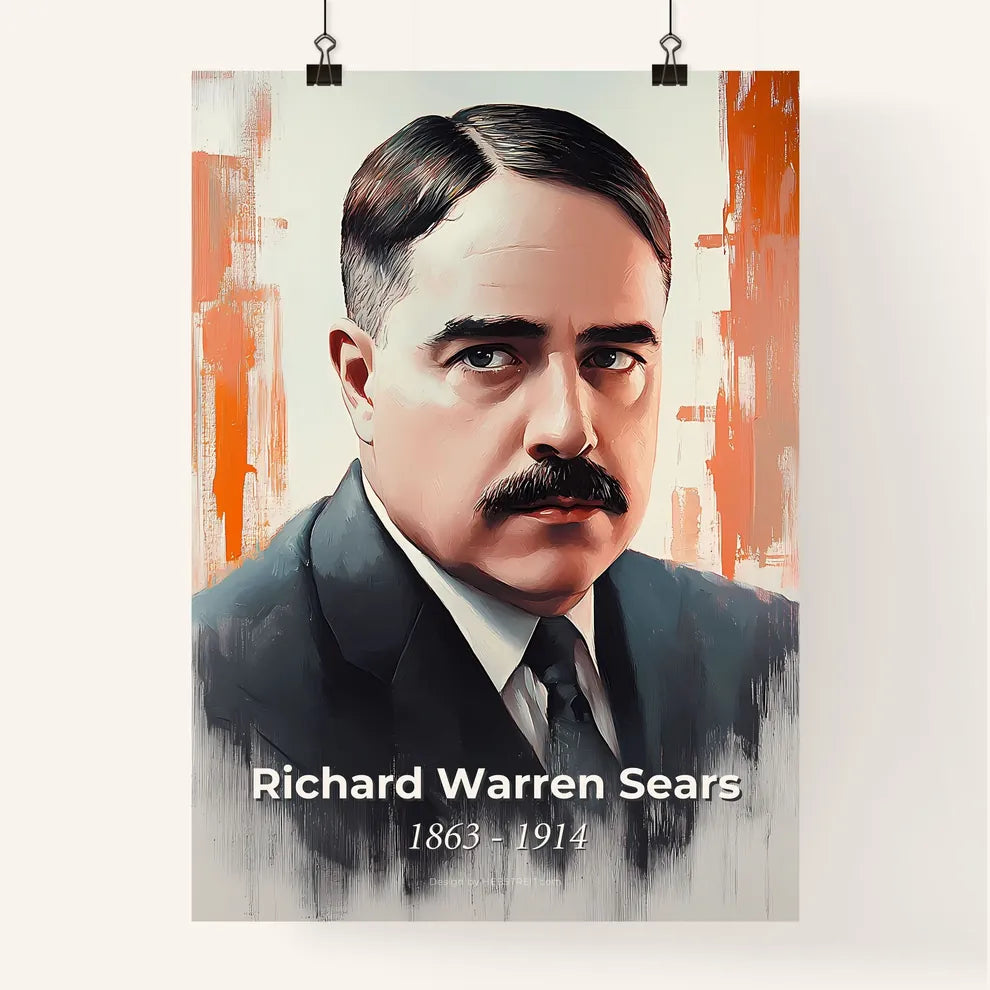 Portrait of Richard Warren Sears Poster
