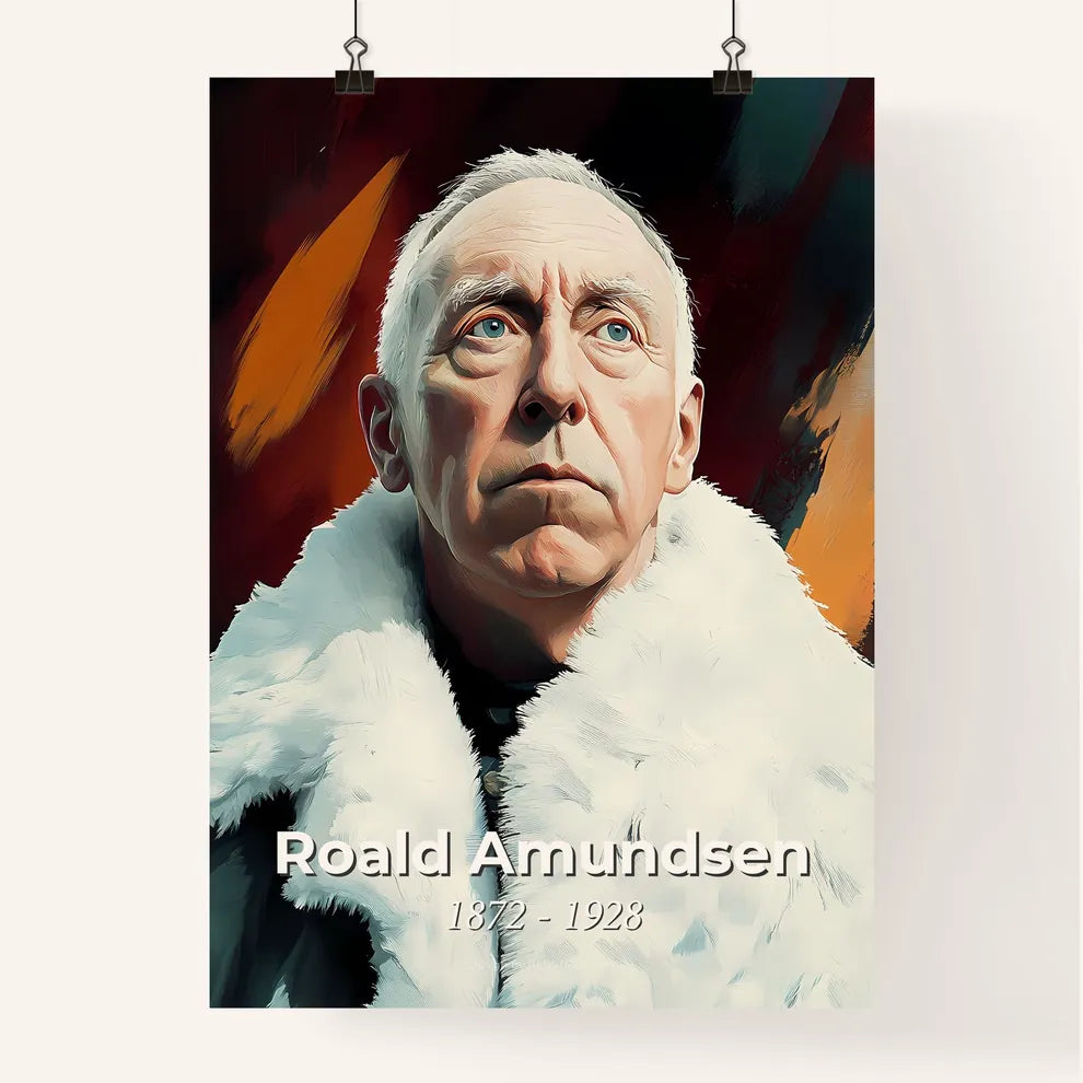 Portrait of Roald Amundsen Poster