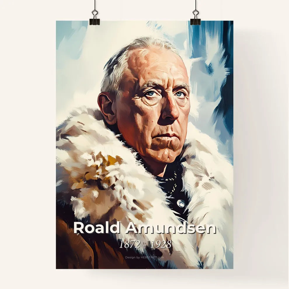 Portrait of Roald Amundsen Poster