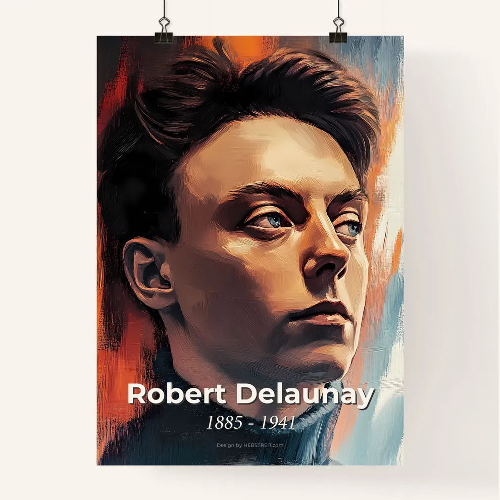Portrait of Robert Delaunay Poster