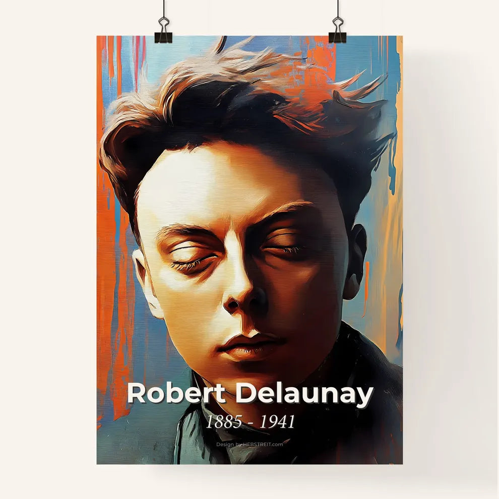 Portrait of Robert Delaunay Poster