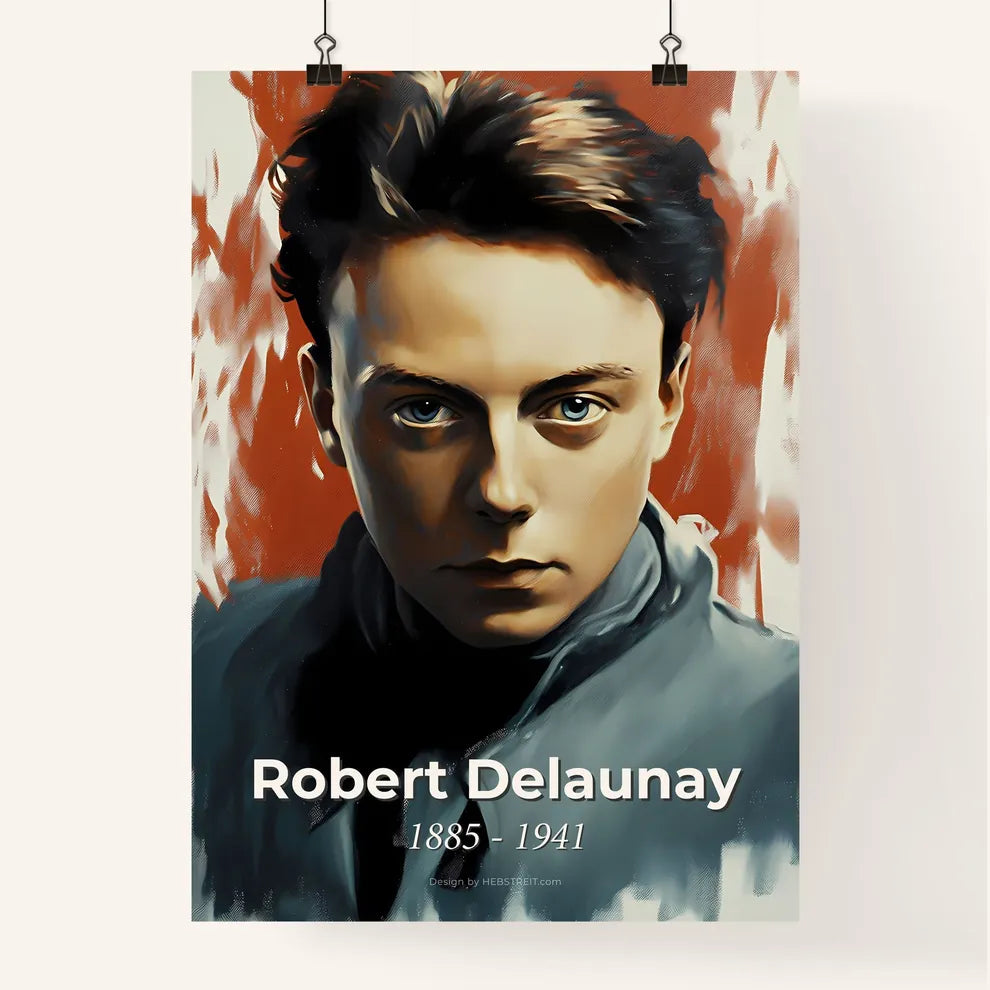 Portrait of Robert Delaunay Poster