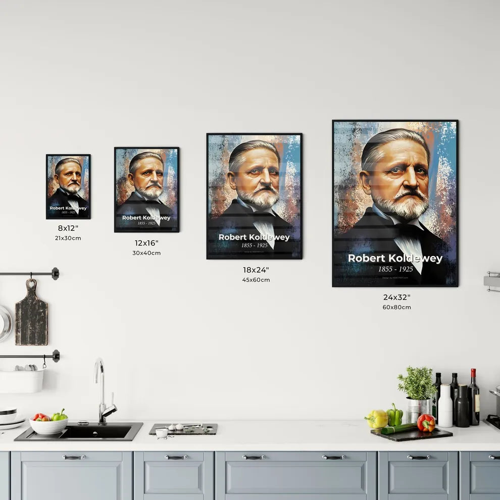 Portrait of Robert Koldewey Size Chart