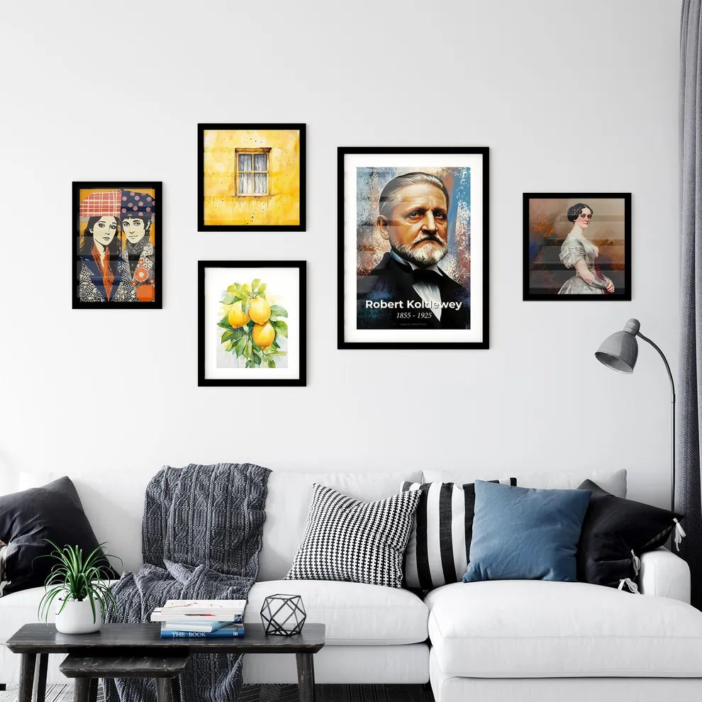 Portrait of Robert Koldewey Wall Art