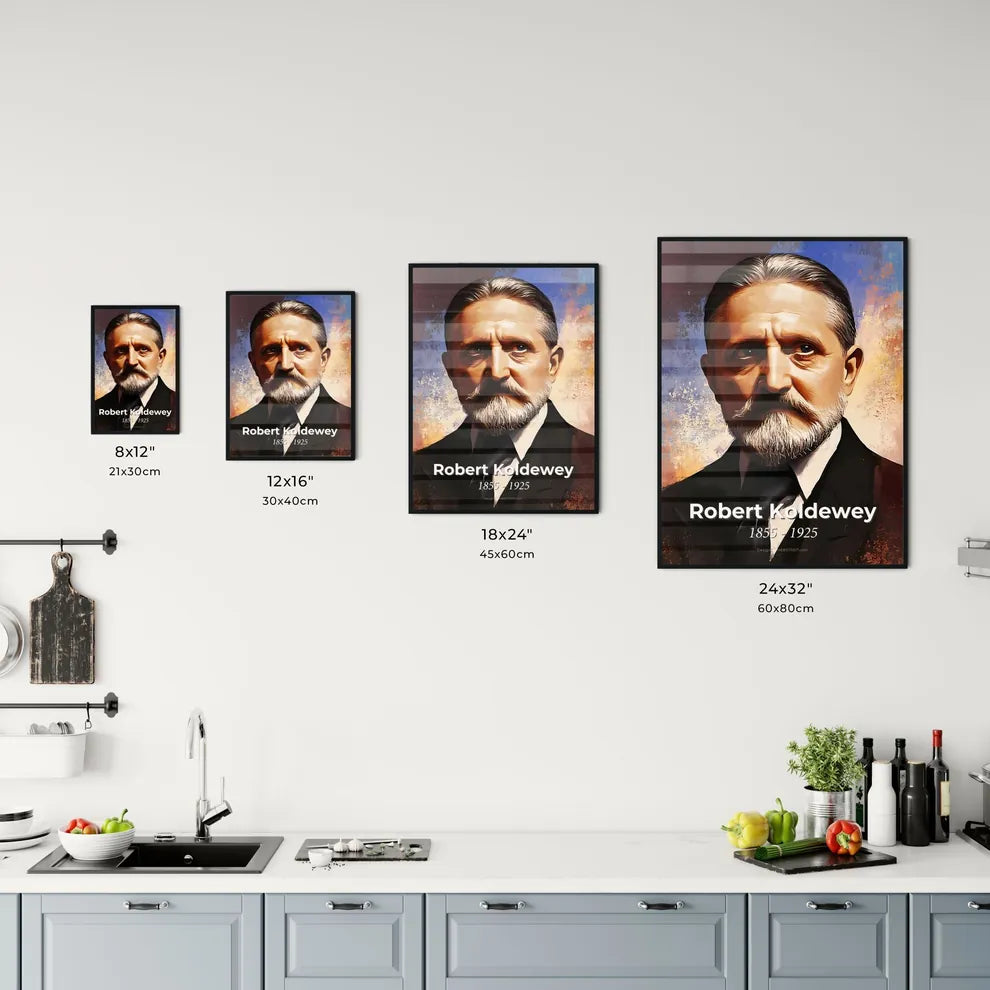 Portrait of Robert Koldewey Size Chart