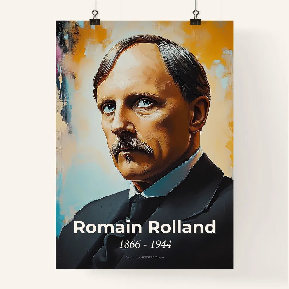 Portrait of Romain Rolland Poster