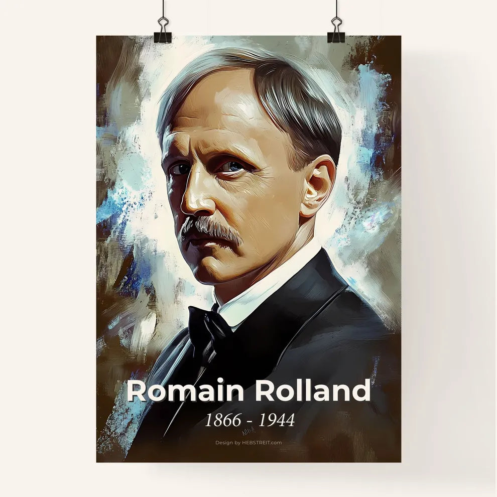 Portrait of Romain Rolland Poster