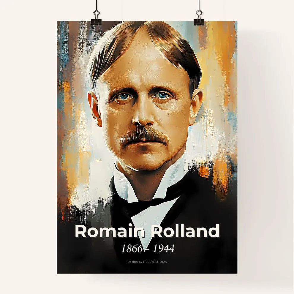 Portrait of Romain Rolland Poster