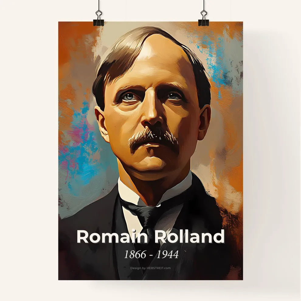 Portrait of Romain Rolland Poster