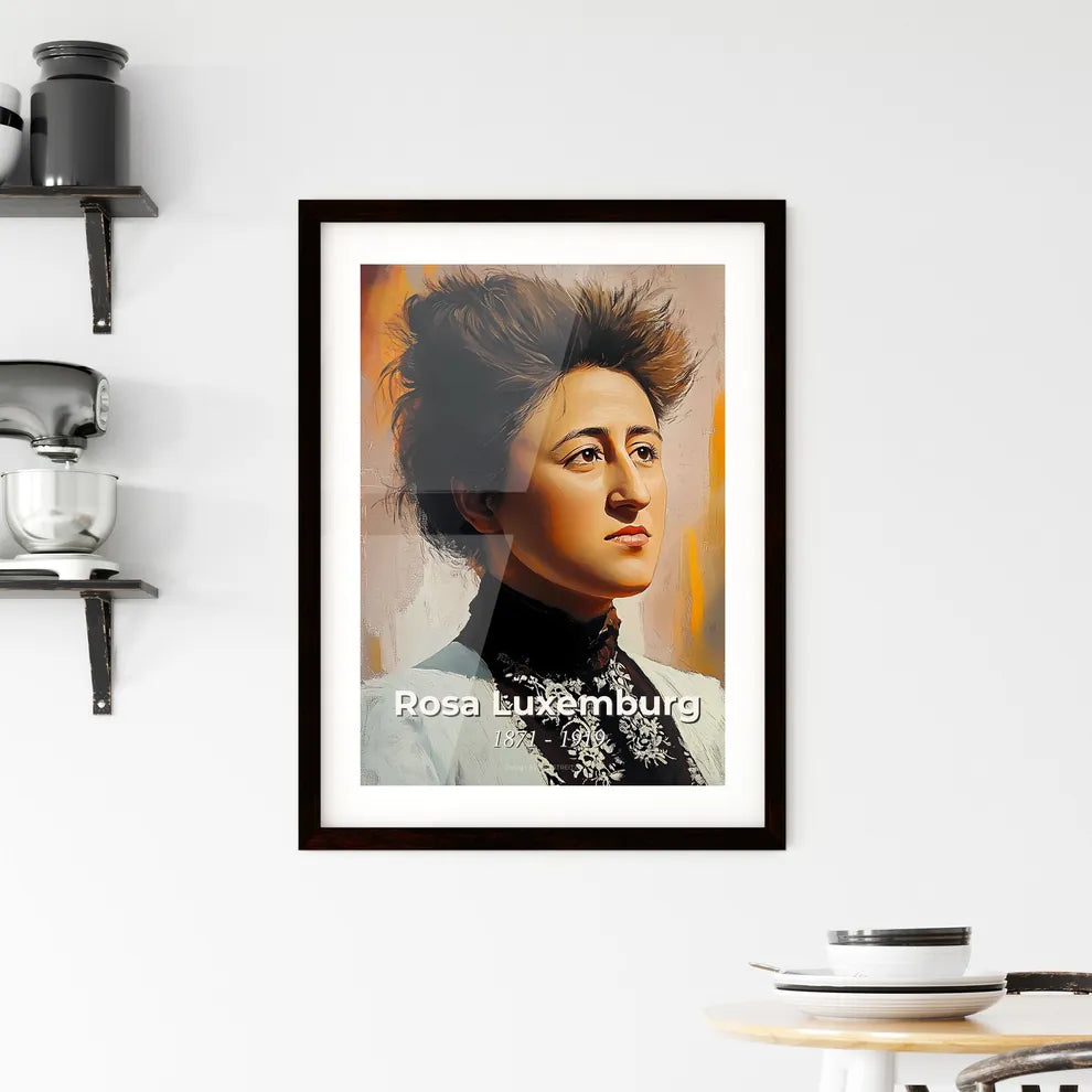Portrait of Rosa Luxemburg Framed Print