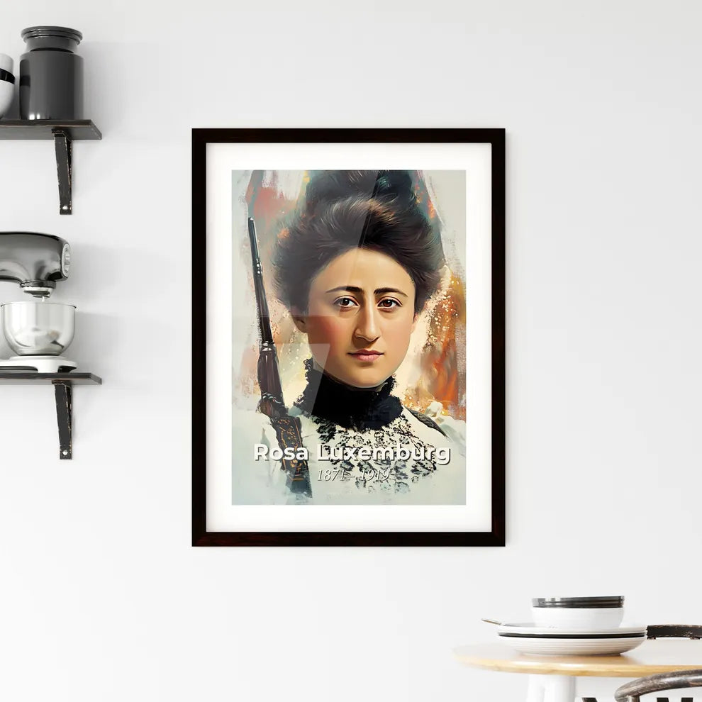 Portrait of Rosa Luxemburg Framed Print