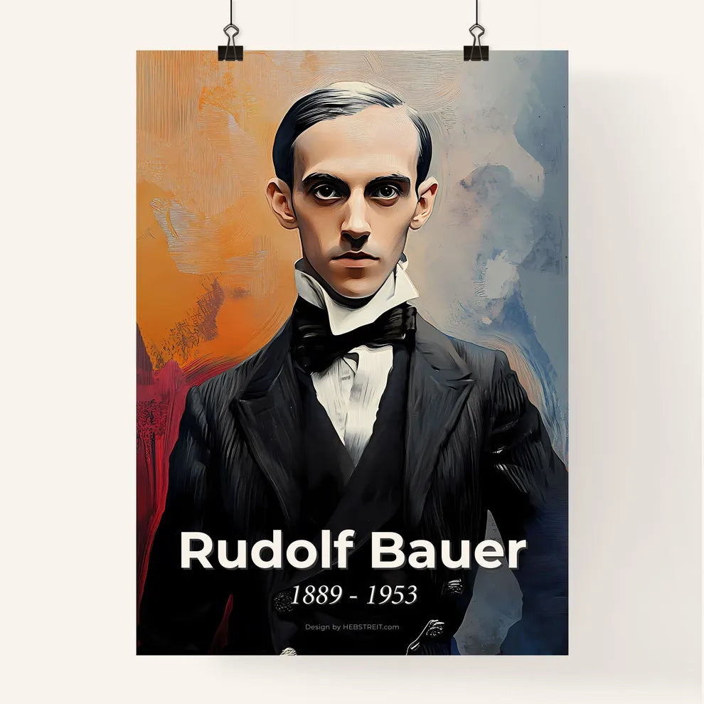 Portrait of Rudolf Bauer Poster