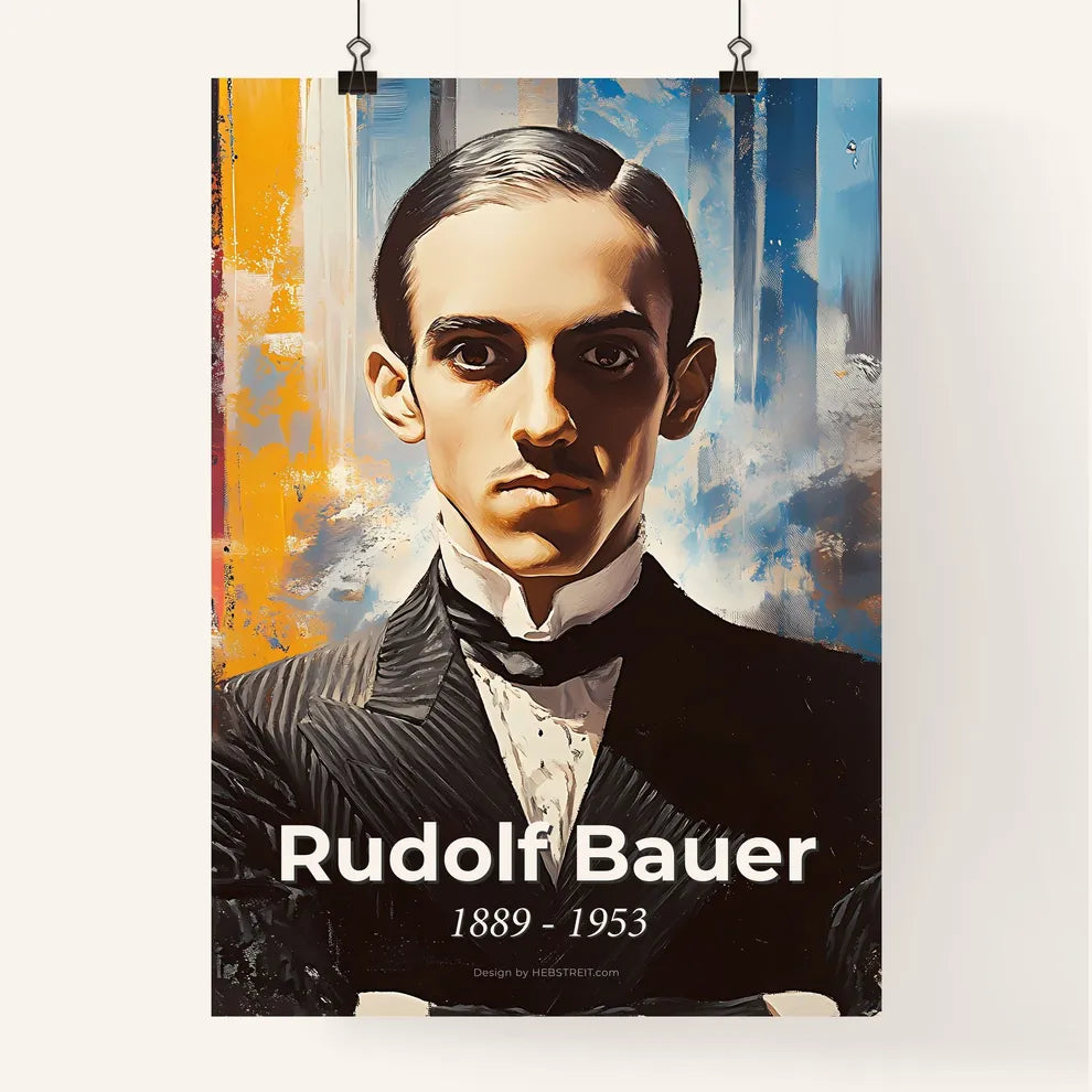 Portrait of Rudolf Bauer Poster