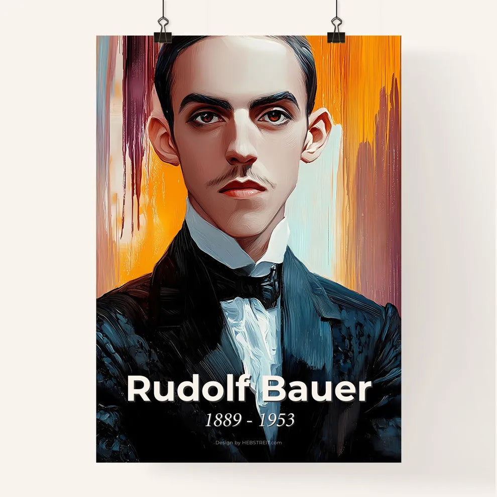 Portrait of Rudolf Bauer Poster