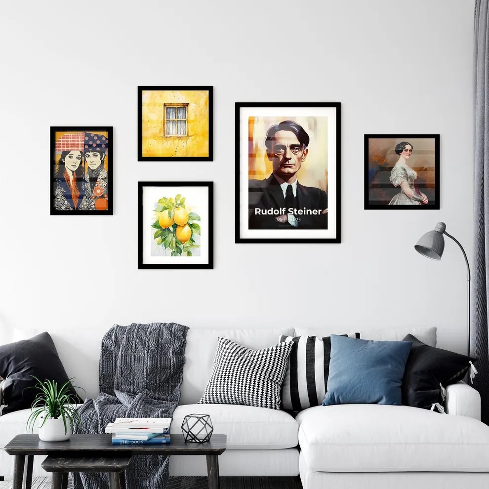 Portrait of Rudolf Steiner Wall Art