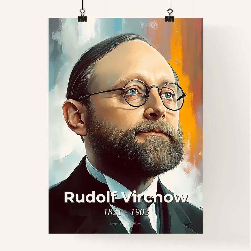 Portrait of Rudolf Virchow Poster
