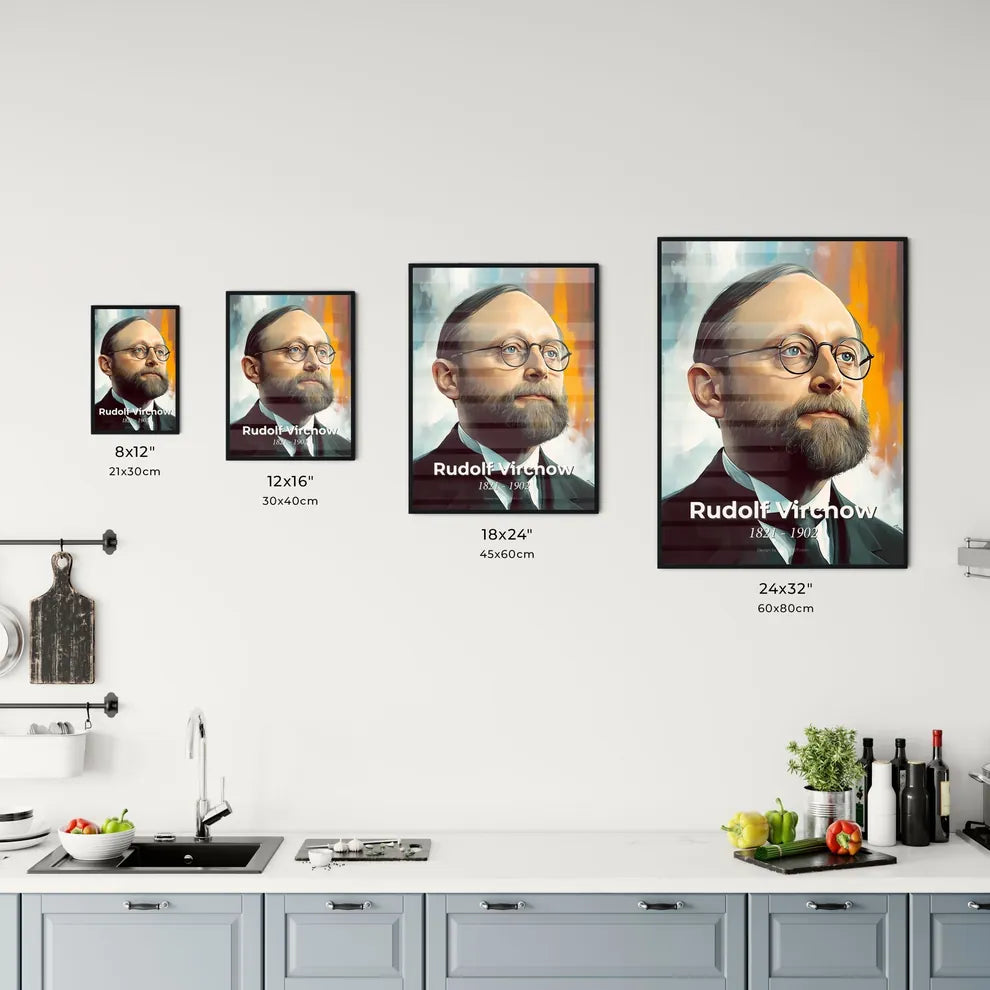 Portrait of Rudolf Virchow Size Chart