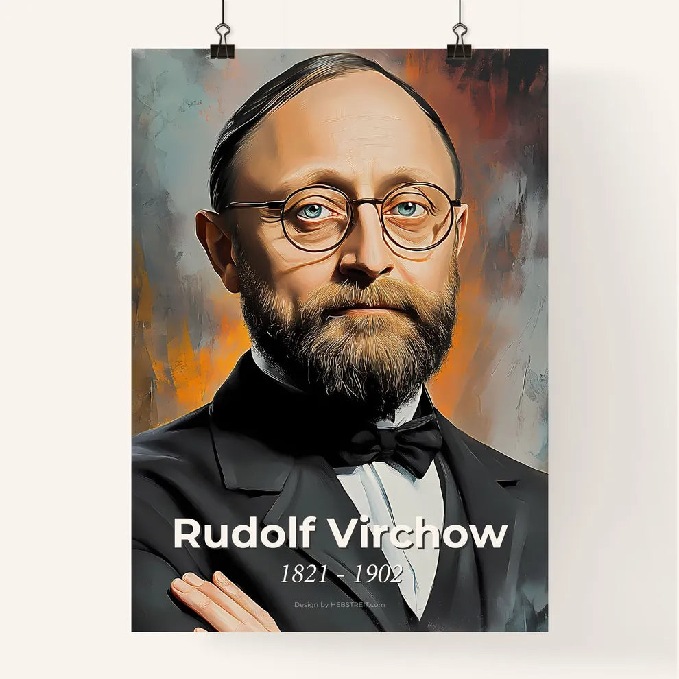 Portrait of Rudolf Virchow Poster