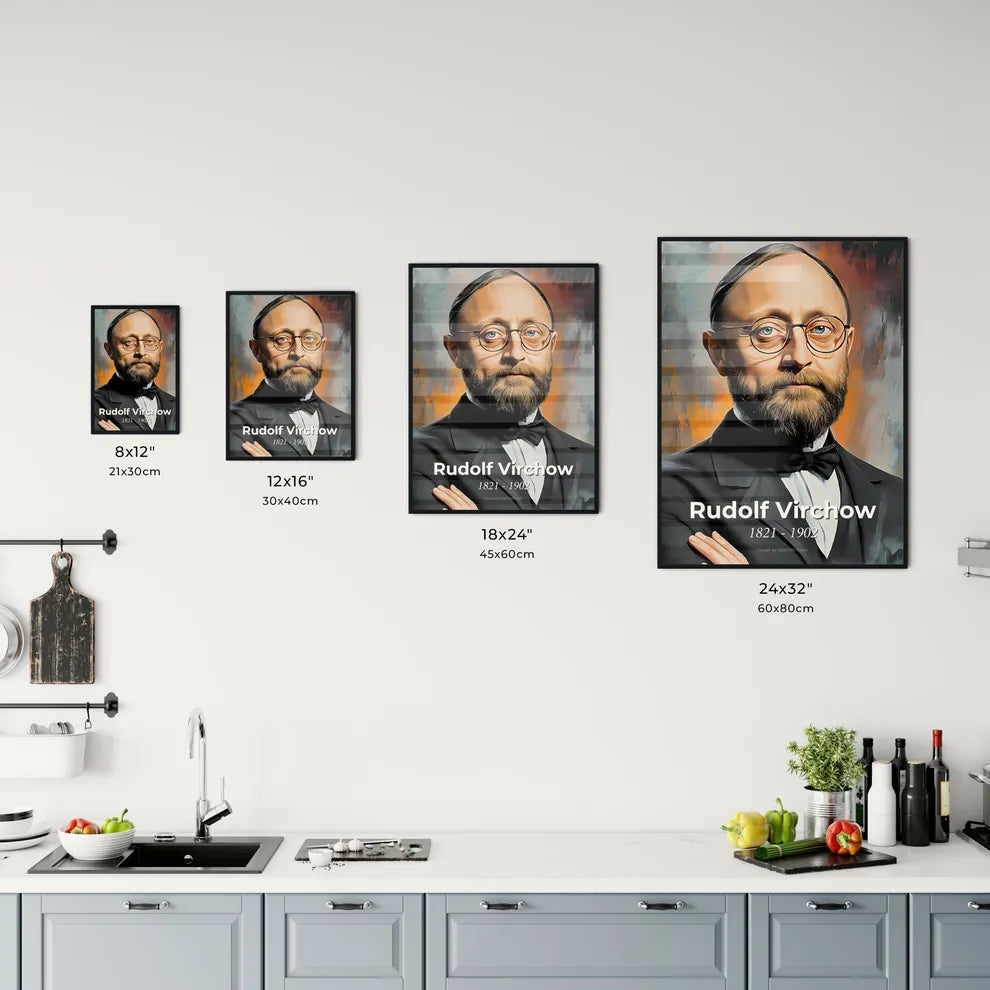 Portrait of Rudolf Virchow Size Chart