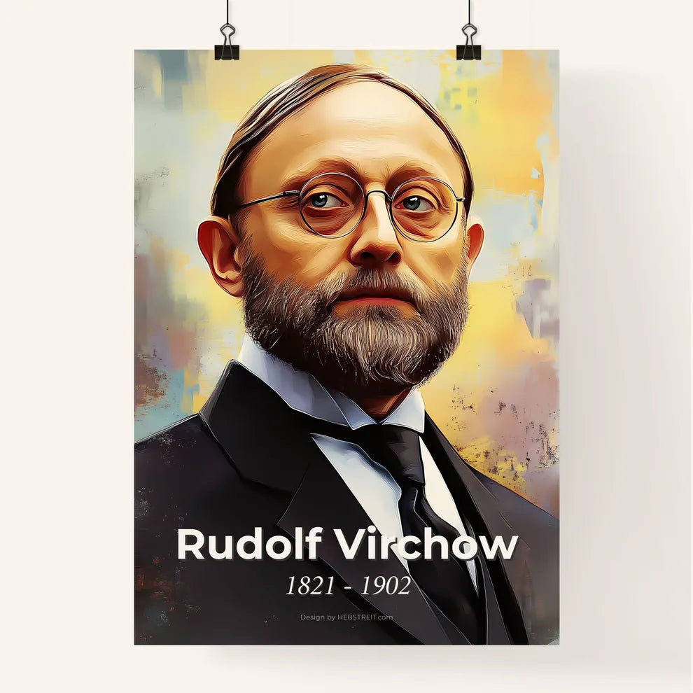 Portrait of Rudolf Virchow Poster