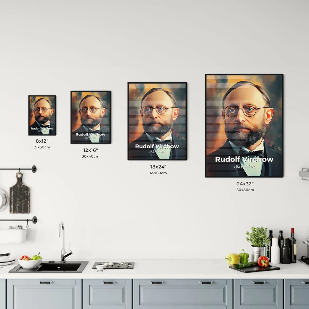 Portrait of Rudolf Virchow Size Chart