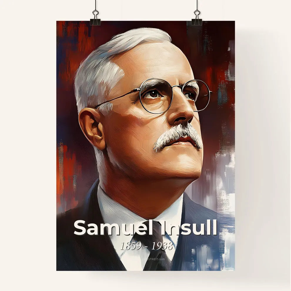 Portrait of Samuel Insull Poster