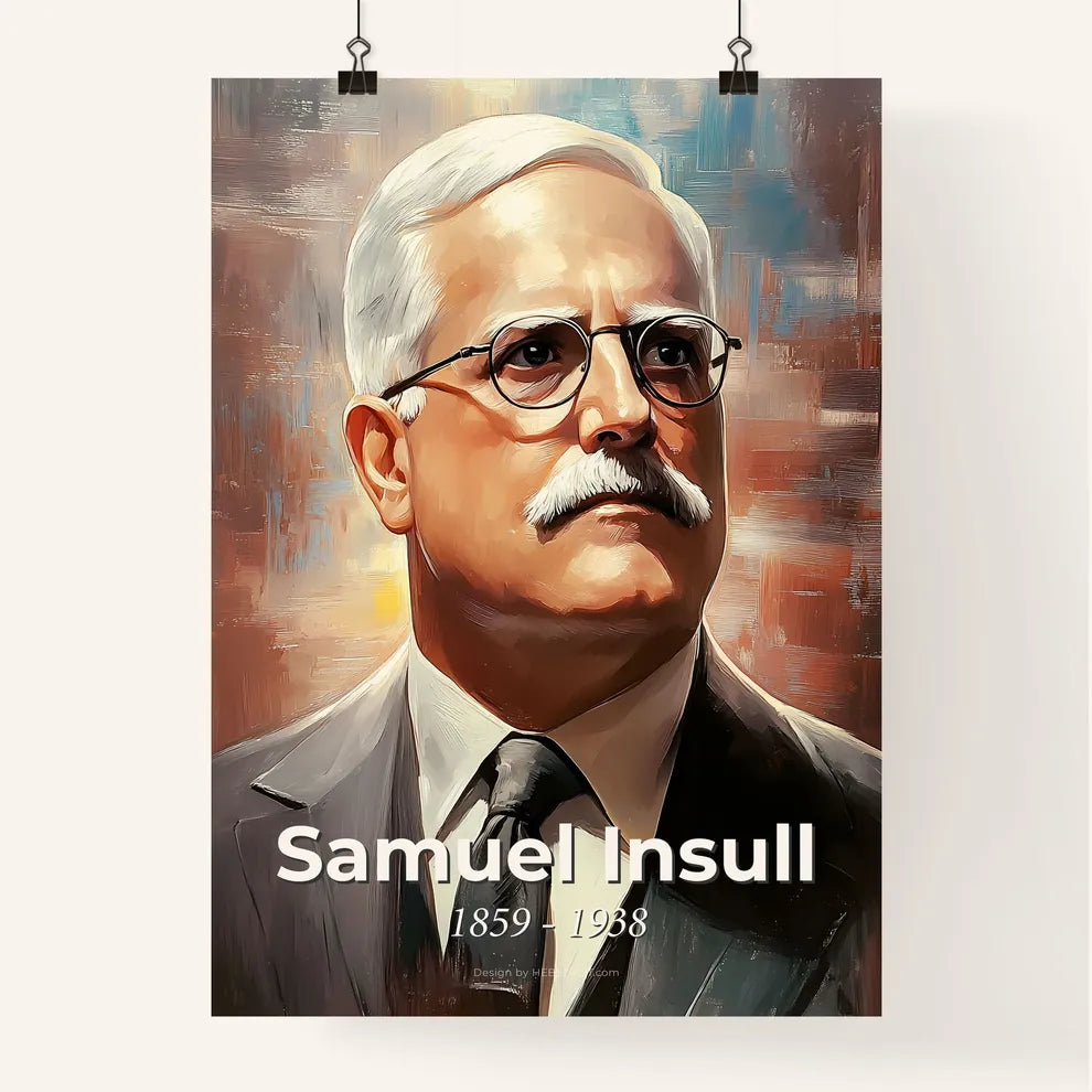 Portrait of Samuel Insull Poster