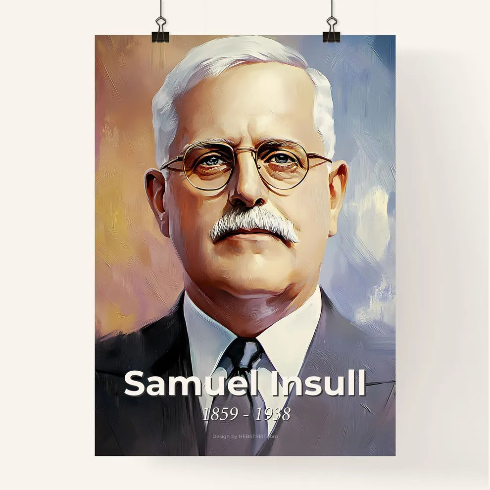 Portrait of Samuel Insull Poster